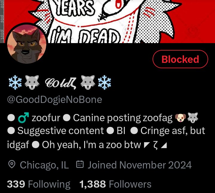 etherus_aero's tweet image. Report this person for:
Sensitive or Disturbing media -> Bestiality & Necrophilia