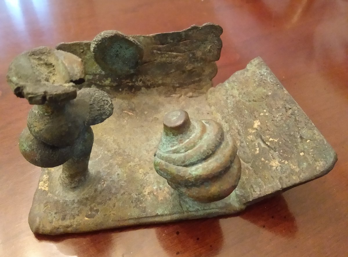 A #Bertoia #bronze gifted to a family member in the 1960s has weathered well. His works tend to be very #organic and nature-driven. What do you think it is?