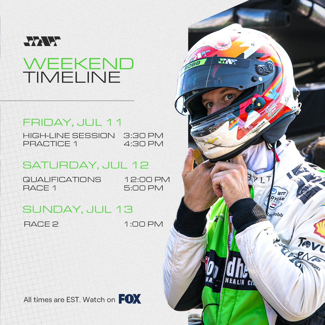 Two races. One wild weekend. It’s doubleheader time at Iowa Speedway. 🏁

#INDYCAR #Iowa