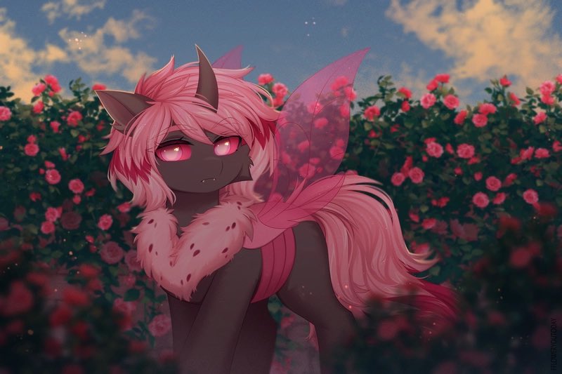 Flower bug in the flower garden, what will she do? :3

YCH by <a href="/ffloweryoutoday/">fetach 🌿</a> 🩷