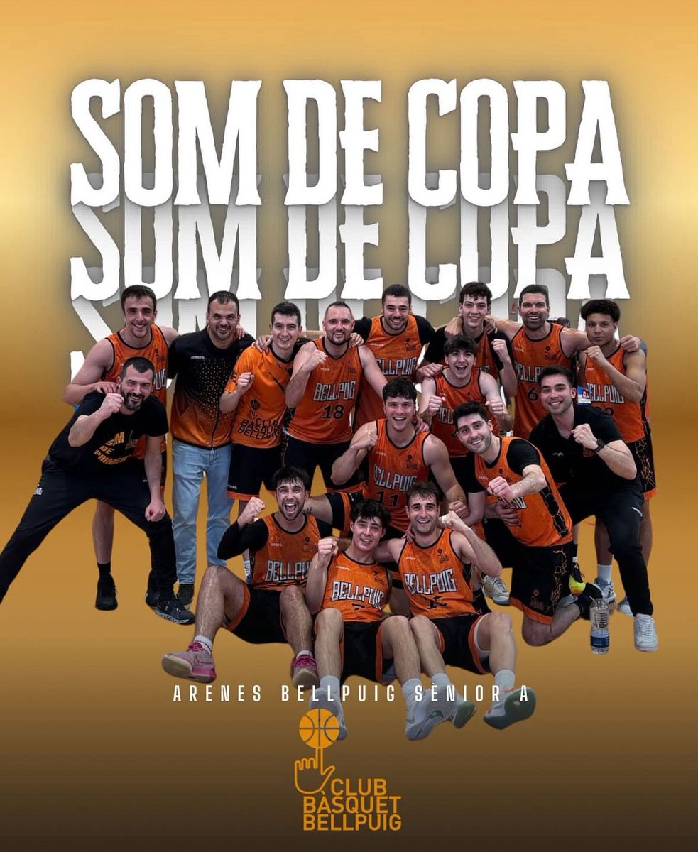 Club Bàsquet Bellpuig (@cbbellpuig) on Twitter photo 🎉 ASCENS A COPA CATALUNYA! 🎉
És oficial! El Sènior A <a href="/arenesbellpuig/">ARENES BELLPUIG SL</a> fa història i, per primer cop en els més de 80 anys d’història del club, la temporada vinent jugarà a COPA CATALUNYA! 🏀🚀 🎉 ASCENS A COPA CATALUNYA! 🎉
És oficial! El Sènior A <a href="/arenesbellpuig/">ARENES BELLPUIG SL</a> fa història i, per primer cop en els més de 80 anys d’història del club, la temporada vinent jugarà a COPA CATALUNYA! 🏀🚀