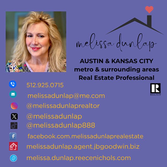 MelissaDunlap's tweet photo. Looking for a REALTOR in ATX or KC? I can help!🏘️✨ https://t.co/08RfeyFHTe