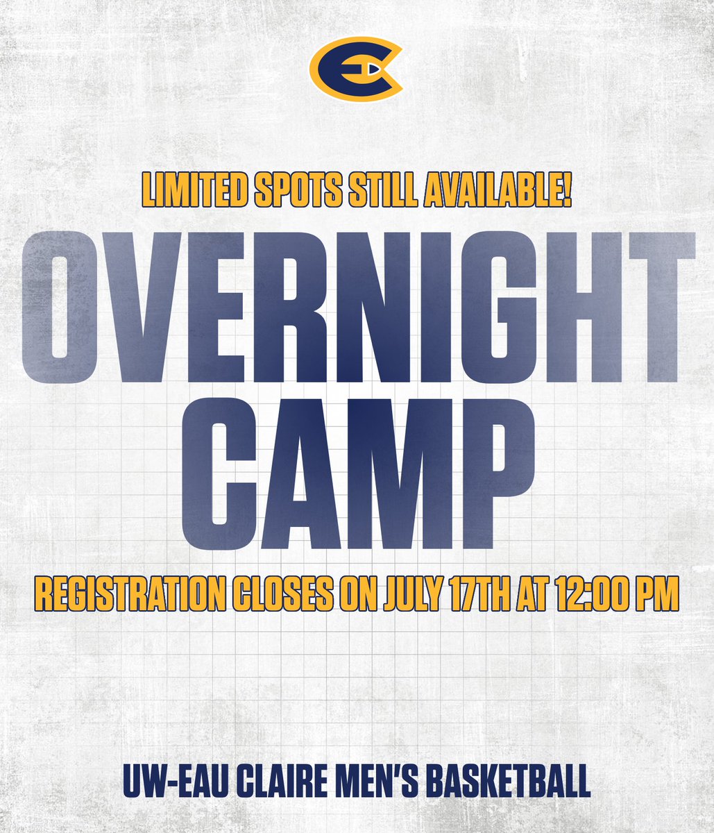 Overnight Camp preparation is in high gear...and it's for sure going to be a blast for all of those involved!

Registration is still open for one more week!!!

Come join in on the fun and register today at this link:
blugolds.com/sports/2023/7/…