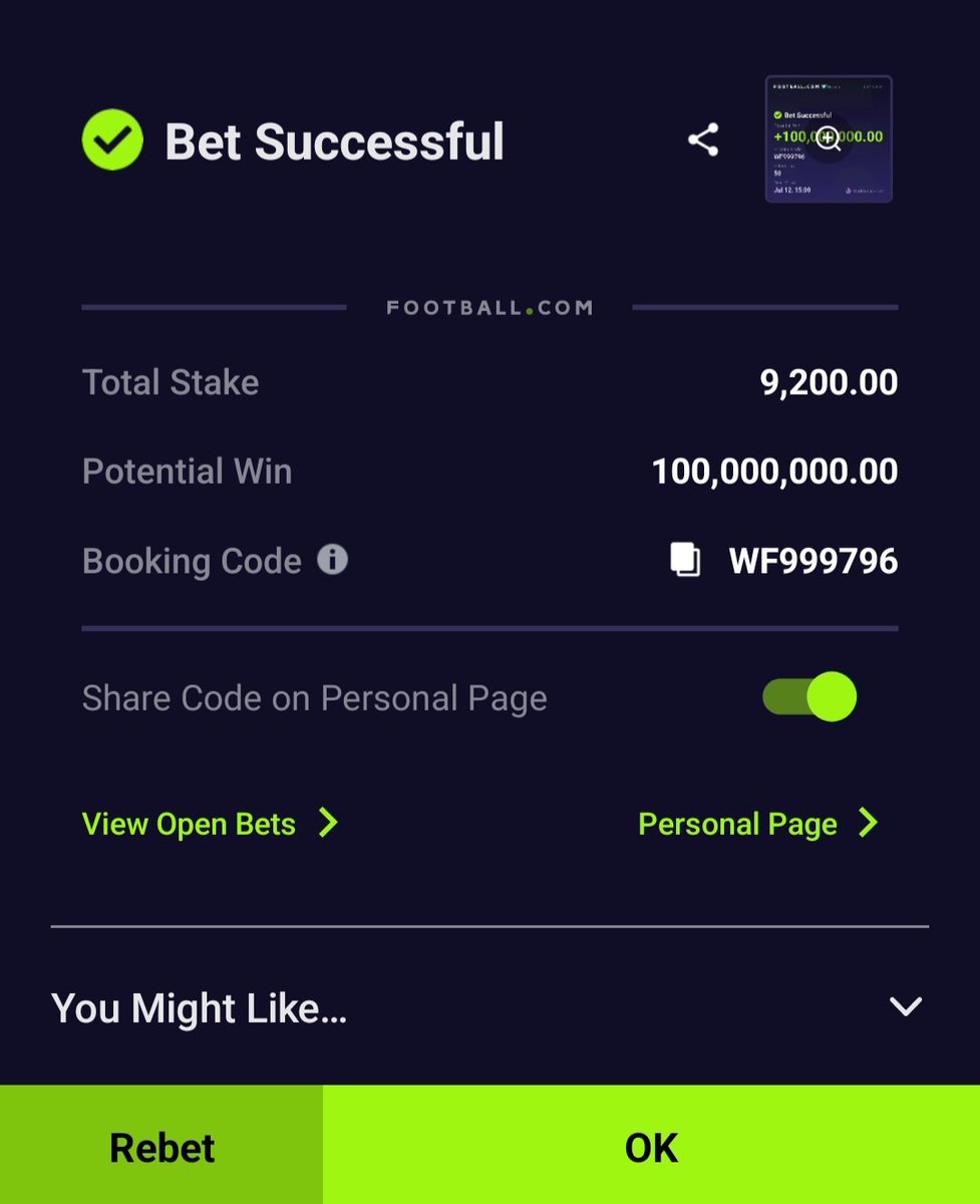 DaddyKayNation (@daddykaynation1) on Twitter photo HERE WE GO: 2UP STRAIGHTWIN & 1UP DOUBLE CHANCE, HANDICAP LONGSHOT GAMES π₯
π₯
β½β½
PLAY >>>EDIT >>>REMOVE β
β
β
EDIT IS HERE πππ
β 2K ODDS γγγW19E4197
β 1K ODDS γγγWC435A40
JUST PICK 1 OR 2 & PLAY
REPOST, TAG YOUR MUTUALS & LIKE FOR MORE GAMES OFTENβ»οΈβ»οΈπ₯
π₯
β½β½ HERE WE GO: 2UP STRAIGHTWIN & 1UP DOUBLE CHANCE, HANDICAP LONGSHOT GAMES π₯
π₯
β½β½
PLAY >>>EDIT >>>REMOVE β
β
β
EDIT IS HERE πππ
β 2K ODDS γγγW19E4197
β 1K ODDS γγγWC435A40
JUST PICK 1 OR 2 & PLAY
REPOST, TAG YOUR MUTUALS & LIKE FOR MORE GAMES OFTENβ»οΈβ»οΈπ₯
π₯
β½β½