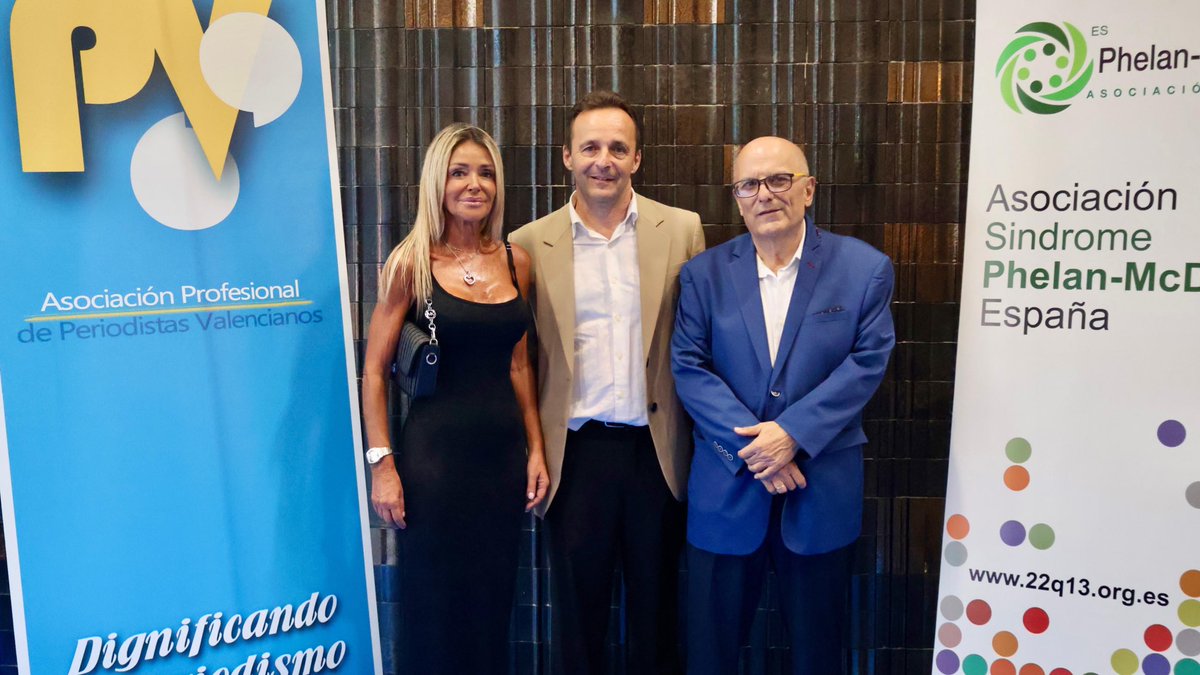 CSIF CV (@csifcv) on Twitter photo 📢 Hoy estamos presentes en la VIII Gala Solidaria de <a href="/_APPV_/">Asociación Profesional de Periodistas Valencianos</a> a beneficio de la Asociación Phelan-McDermid.
👥 Asisten: Rafael Cantó, presidente de CSIF CV y Ana Márquez, presidenta provincial de CSIF Valencia.
#GalasolidariaAPPV 📢 Hoy estamos presentes en la VIII Gala Solidaria de <a href="/_APPV_/">Asociación Profesional de Periodistas Valencianos</a> a beneficio de la Asociación Phelan-McDermid.
👥 Asisten: Rafael Cantó, presidente de CSIF CV y Ana Márquez, presidenta provincial de CSIF Valencia.
#GalasolidariaAPPV