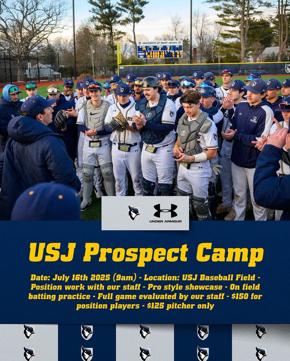 Only a few spots left for camp! Email me :
matthewjohnson@usj.edu to register!