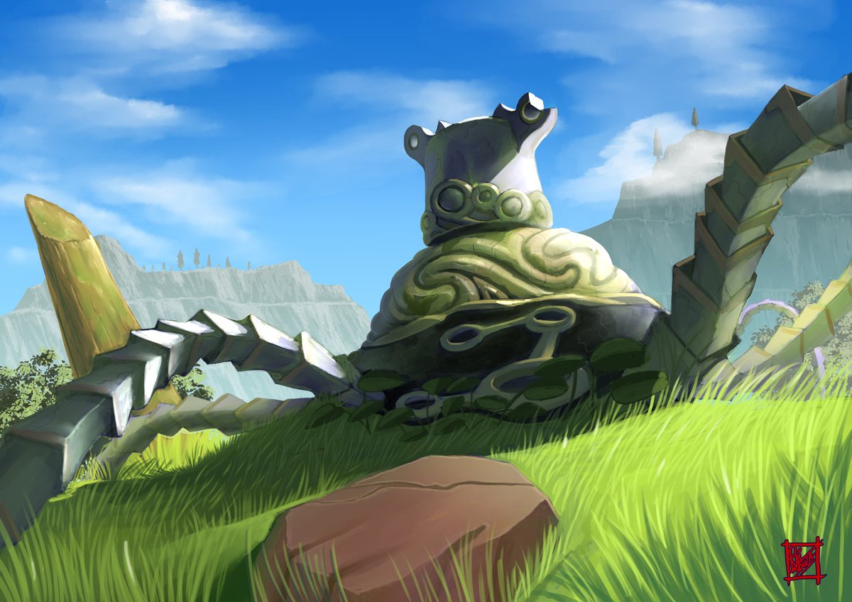 raisouzaart's tweet image. Finalizei o Guardião de Zelda Breath of the Wild