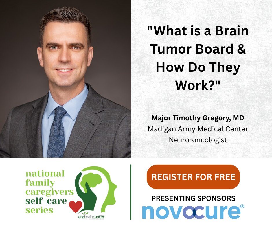 EndBrainCancer's tweet image. Registration is NOW OPEN for the National Caregivers Self-Care & Tools online educational event hosted by the End Brain Cancer Initiative. Register today and join us for this free event on Friday, August 1st, 2025: monkeylink.co/1941ce
#EndBrainCancer #Caregivers