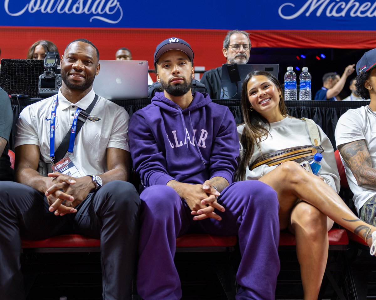 Coach Green &amp; Jose supporting the Summer Pelicans 🤝