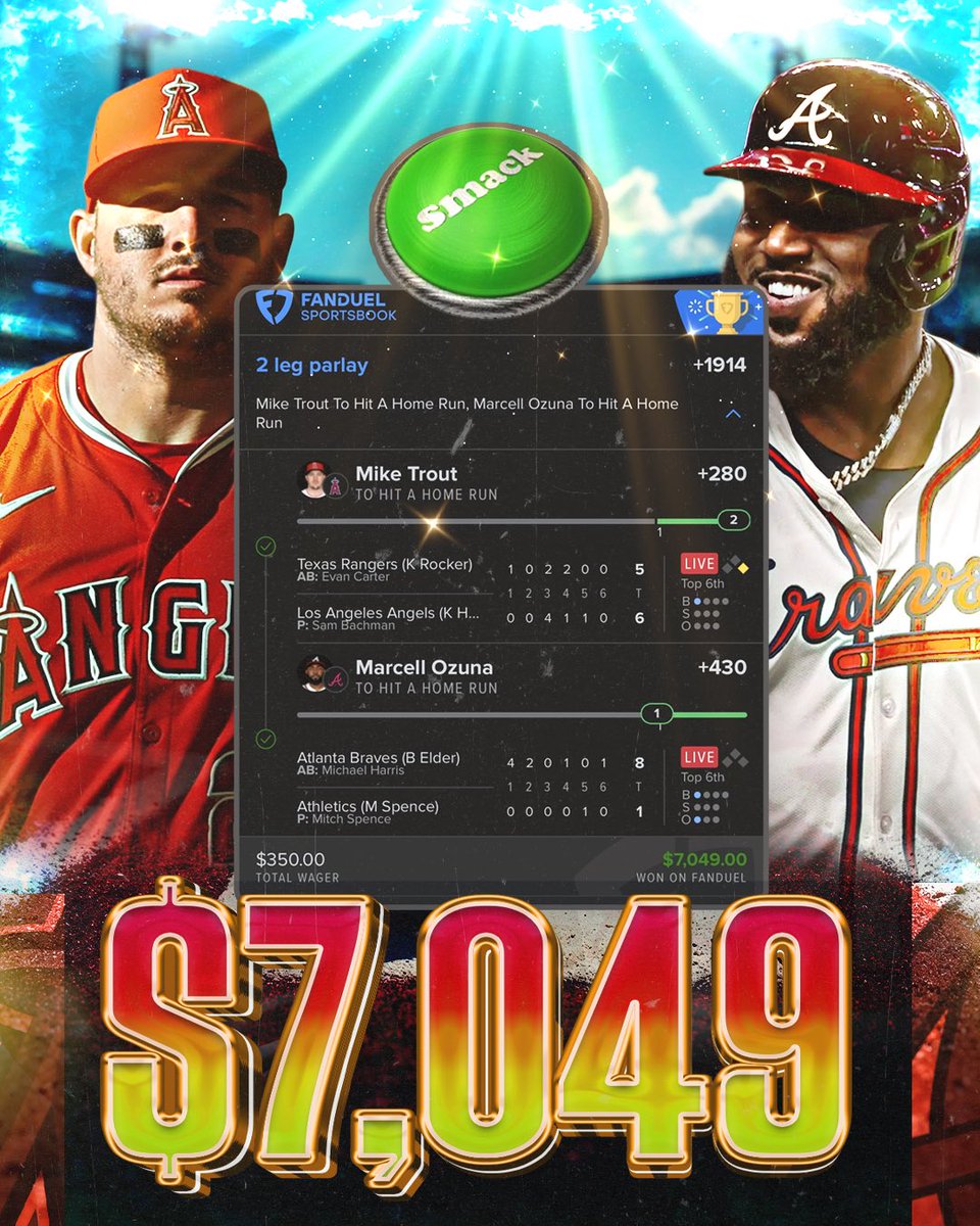 +1914 -&gt; $7,049 ✅🤑🏄🏽‍♂️ Thank God! 
Link Below For More Plays! 👇

dubclub.win/SammySmacks26