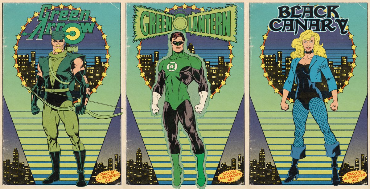 lanterncast's tweet image. Featuring a some fun art from Dakota Alexander! A little #GreenLantern Hard Traveling Heroes for you today!