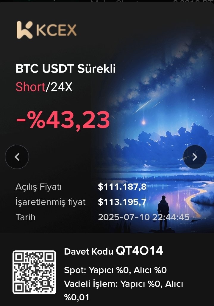 İşlem açarken 117 binleri hedeflerken short açtım diye yazdım.

Sebebi #bitcoin de terse kalma ihtimali için Martingale ile max seviyelere kadar işlem taşıyabilmek

Bir diğer strateji ise sonraki analizde verilecek şu an ekleme ile bu durumda