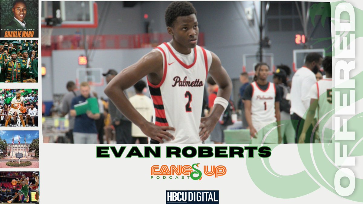 Evan Roberts has been offered by FAMU!
#FangsUp #FAMU #HBCU #HBCUdigital