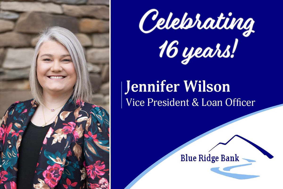 Jennifer Wilson has been a dedicated and valued member of our team for 16 years! The strong relationships she builds with her clients make her truly stand out. We appreciate her many years of service and look forward to what’s ahead!

We’re grateful to celebrate this milestone!