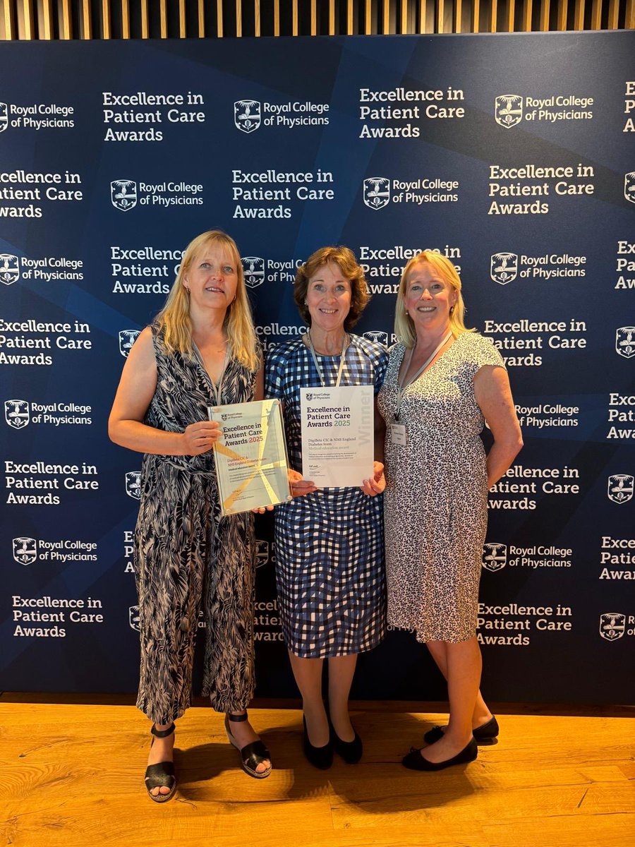 DigiBeteUK's tweet image. 💥Breaking News💥
#DigiBete are proud to announce they have just won an @RCPhysicians #ExcellenceInPatientCare Award 2025 with @NHSDiabetesProg @Leeds_Childrens
With so many thanks to our wonderful @parthaskar @SaimeFulya and our charity partners @BT1DUK and @DiabetesUK