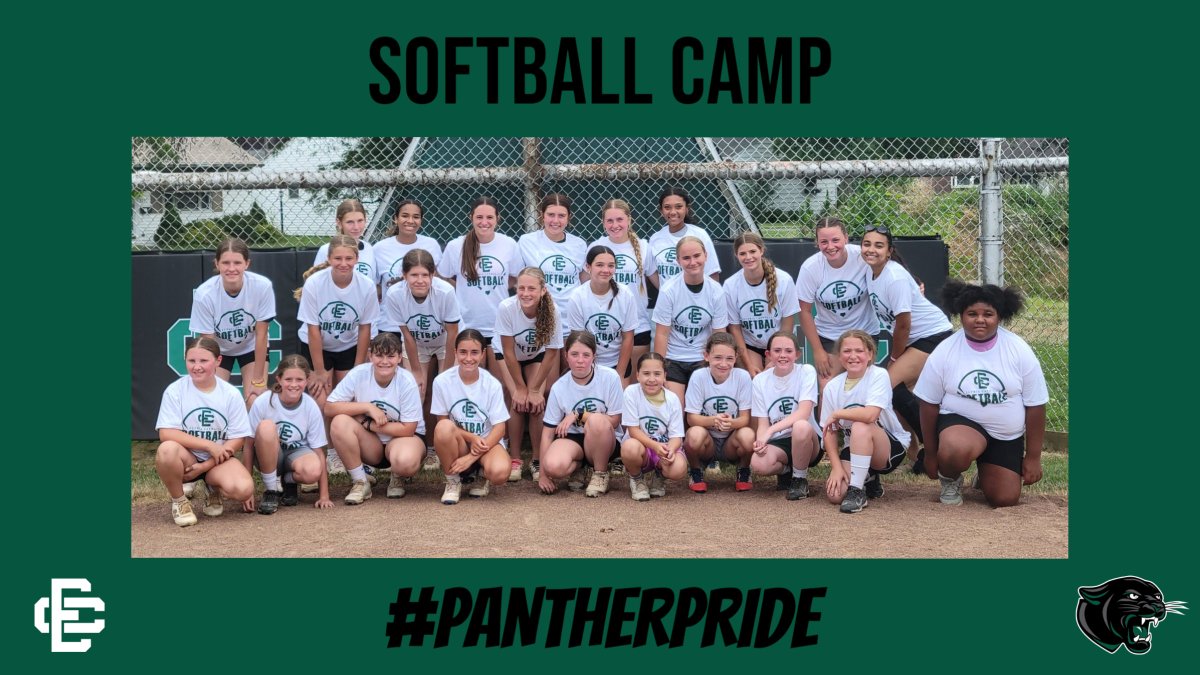 🏅 A fantastic week of softball camp just wrapped up at EC on Wednesday! Thanks to all the athletes and coaches who made it such a memorable one! 💪🥎