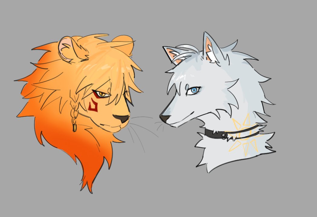 Lion Mydei and wolf Phainon
#Mydei #mydeimos #HonkaiStarRail #hsr #Phainon #PhainonHSR #mydeiHSR #phaidei