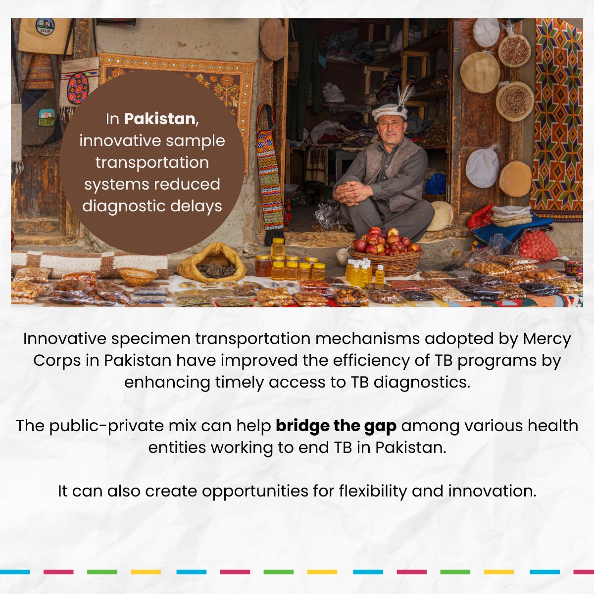 tb_ppm's tweet image. 🚨 Join us July 15 at 8:00 AM EST for a webinar on Programmatic Efficiency: Private Sector Engagement in TB Care

📢 Learn how 🇵🇰 @mercycorpspk is using effective sample transportation to scale impact #EndTB

🔗 Register: us02web.zoom.us/webinar/regist…

#TBcare #PrivateSectorInTBcare