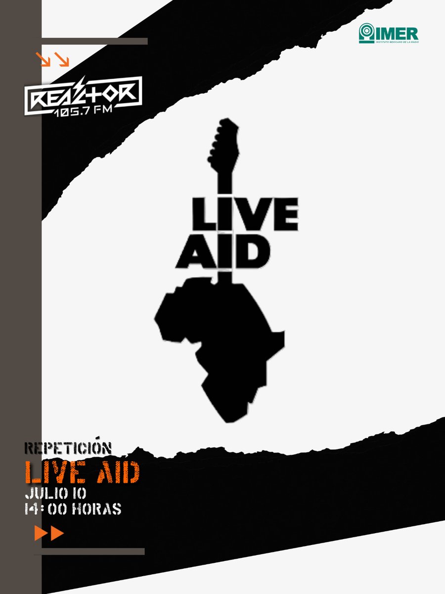 #GeneraciónR 🎸🤘 Para enmarcar la celebración del Día Internacional del Rock, retransmitimos nuestro especial sobre el épico concierto #LIVEAID de 1985, con <a href="/padarevolver/">Cristian Padilla</a>, <a href="/IsmaelFiloso/">Isma</a> y <a href="/castillof63/">Felipe 👻</a>.

Disfruten que ya vamos al aire en el 105.7 FM ⚡ #LiveAid40