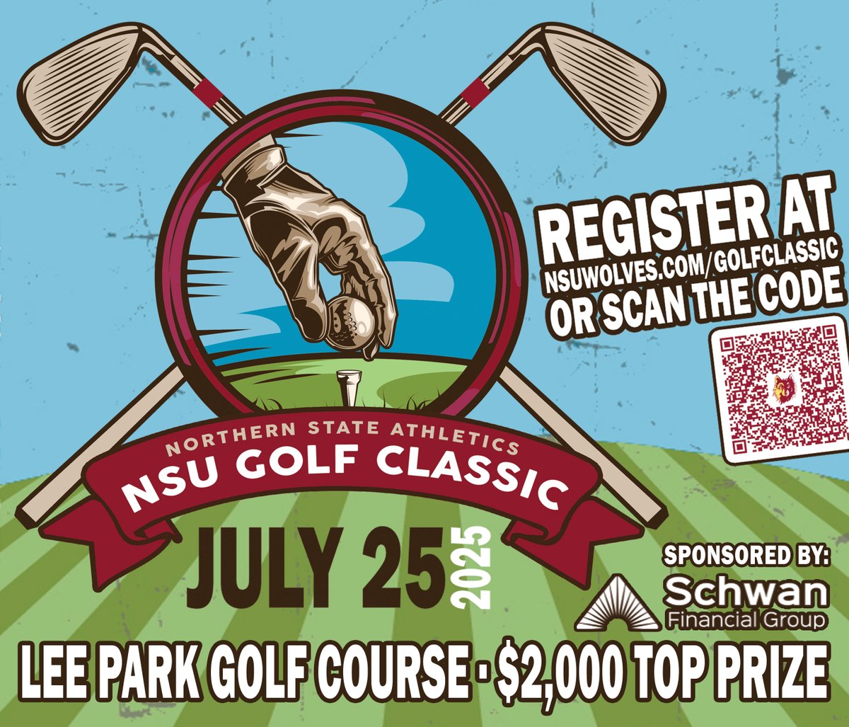 WolvesAthletics's tweet image. Tee off 2 weeks from today at the annual @nsuwolvesclub NSU Golf Classic from Lee Park!!
Prizes will be awarded to the top-3 teams with a $2000 top prize!
#GoWolves🐺 | #maroonNgold🐾
REGISTER ⬇️
nsuwolves.com/golfclassic
FULL DETAILS ➡️ nsuwolves.com/news/2025/6/17…