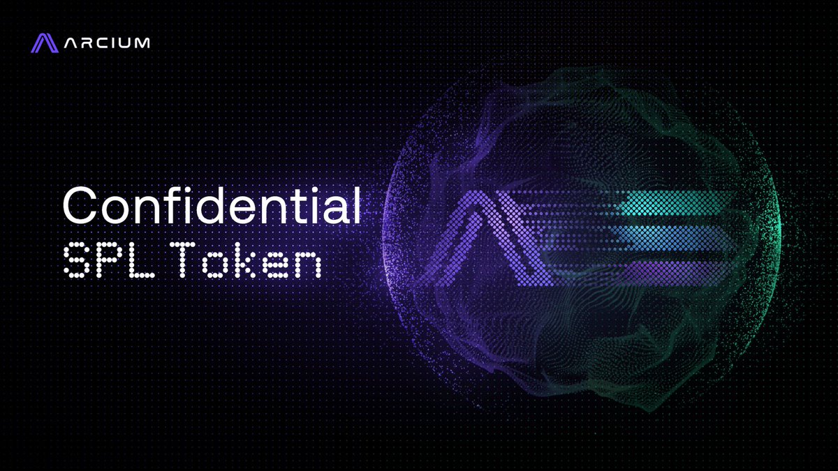Yannik Schrade (☂️) (@yrschrade) on Twitter photo <encrypted> internet capital markets are coming.
They’re being powered by <a href="/ArciumHQ/">Arcium ☂️</a> and <a href="/solana/">Solana</a>.
The Confidential SPL Token standard is connecting everything☂️ <encrypted> internet capital markets are coming.
They’re being powered by <a href="/ArciumHQ/">Arcium ☂️</a> and <a href="/solana/">Solana</a>.
The Confidential SPL Token standard is connecting everything☂️