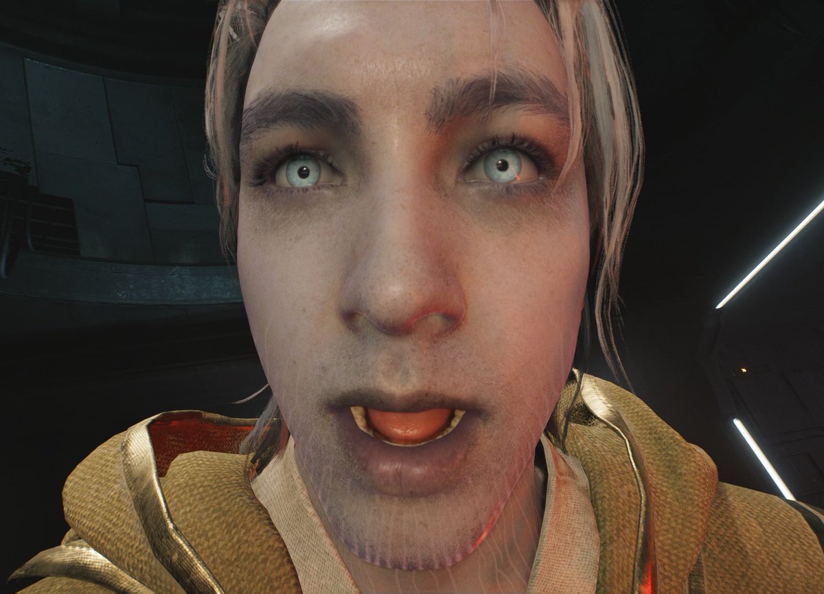 lucienwests's tweet image. oomf said that dagan looks like a cat doing the flehmen response here and now i cant unsee it