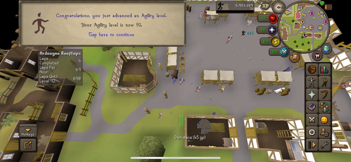 C0L1N_osrs's tweet image. Bit of mobile see if it makes Agility less painful. It doesn’t