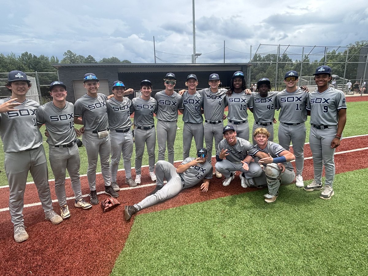 Cameron Furr (@camfurr12) on Twitter photo 27 National wins Game 5 of WWBA 8-0 to win the pool.
J Barrett- CG No Hitter w/ 12 Ks!
<a href="/VaughnHoward27/">Vaughn Howard</a> 2/2 3B, 3 RBIs
<a href="/stephenbobo15/">Stephen bobo</a> 2/3, RBI
<a href="/gibbs_white11/">Gibbs White</a> 3B, 2 R
<a href="/KoaRomero12/">Koa Romero</a> 2B, 2 RBIs
J Riggan- Hit, RBI
<a href="/charlie_taaffe/">Charlie Taaffe</a> Hit, RBI
<a href="/brue_milner/">Brue Milner</a> Had a hit
<a href="/eastcoastbball/">East Coast Sox Baseball</a> 27 National wins Game 5 of WWBA 8-0 to win the pool.
J Barrett- CG No Hitter w/ 12 Ks!
<a href="/VaughnHoward27/">Vaughn Howard</a> 2/2 3B, 3 RBIs
<a href="/stephenbobo15/">Stephen bobo</a> 2/3, RBI
<a href="/gibbs_white11/">Gibbs White</a> 3B, 2 R
<a href="/KoaRomero12/">Koa Romero</a> 2B, 2 RBIs
J Riggan- Hit, RBI
<a href="/charlie_taaffe/">Charlie Taaffe</a> Hit, RBI
<a href="/brue_milner/">Brue Milner</a> Had a hit
<a href="/eastcoastbball/">East Coast Sox Baseball</a>