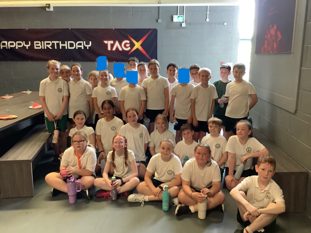 StPatricks_PE's tweet image. Our Year 5/6 Sports Leaders enjoyed a brilliant morning at Tag-X today as a thank you for leading physical activities in the school playground. We are grateful for all you do! Thank you @SGNKssp for this fantastic opportunity!