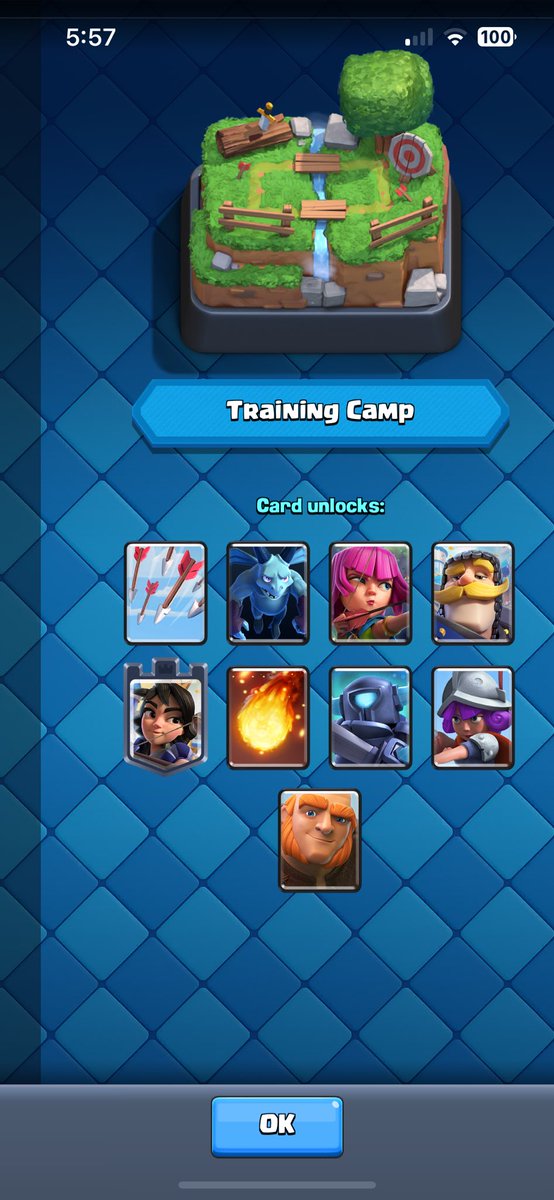 ‼️Challenge‼️
🥇
🥈
🥉
🏅
🎖️ 
First 5 people to complete grand challenge with the training camp deck win pass!! Goodluck everyone challenge starts now