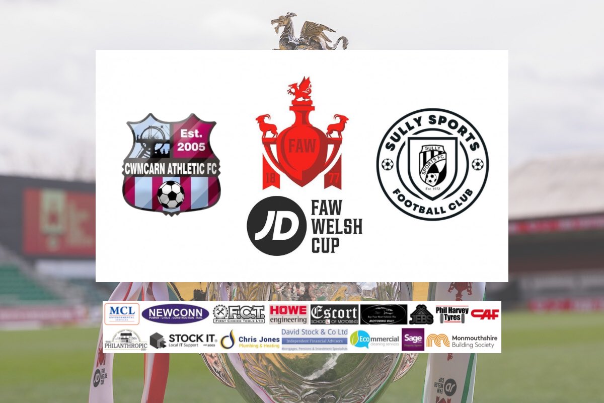 Cwmcarn Athletic FC (@cwmcarnathletic) on Twitter photo Welsh Cup First Qualifying Round 🏆
We have been drawn at home against <a href="/sullysportsfc/">Sully Sports FC</a>.
The tie is scheduled for 25th July.
We look forward to welcoming them to Waunfawr Park.
#UppaCarn🟣🔵 Welsh Cup First Qualifying Round 🏆
We have been drawn at home against <a href="/sullysportsfc/">Sully Sports FC</a>.
The tie is scheduled for 25th July.
We look forward to welcoming them to Waunfawr Park.
#UppaCarn🟣🔵
