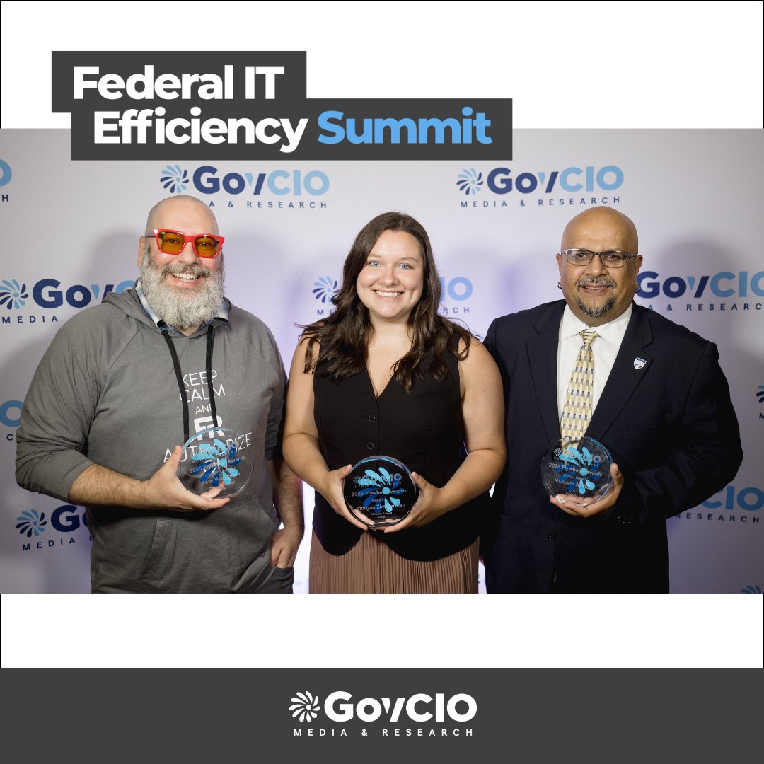 Congratulations to the winners of the 2025 GovCIO Media &amp; Research Federal IT Efficiency Flywheel Awards! These individuals have been recognized by their peers for demonstrating exemplary dedication to reimagining public service through innovation, data and digital tools.

⭐