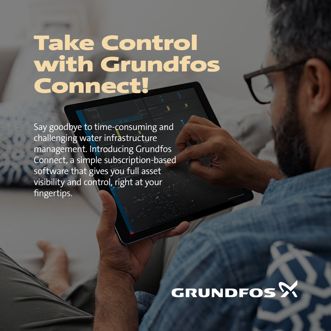 sustainabledmc's tweet image. Simplify your water management processes with the smart solutions offered by Grundfos Connect.
#EfficientInnovation #PossibilityInEveryDrop #GrundfosSolutions