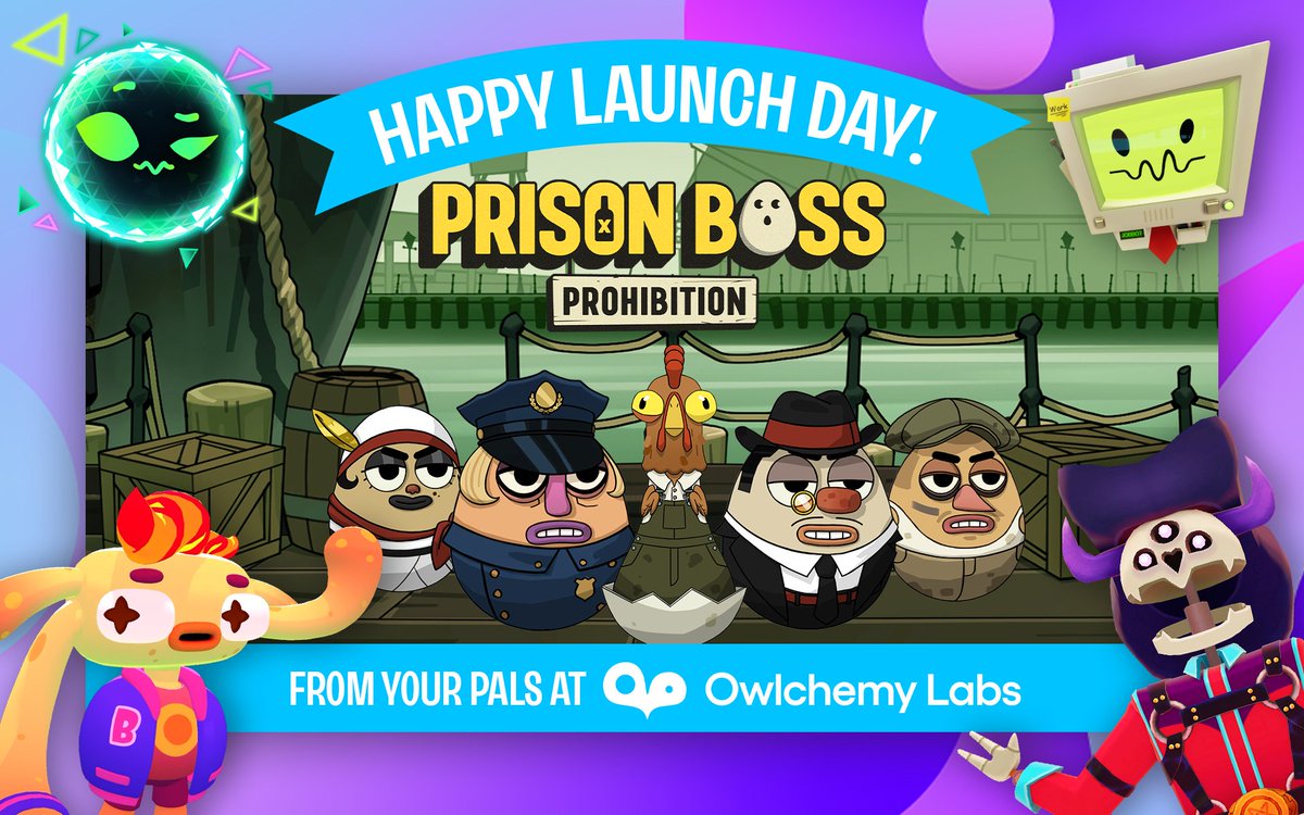 OwlchemyLabs's tweet image. This new VR adventure is ALICE-approved!

Congrats to TREBUCHET on the [LAUNCH] of @Prison_Boss_ Prohibition! (Available on Meta and Steam)