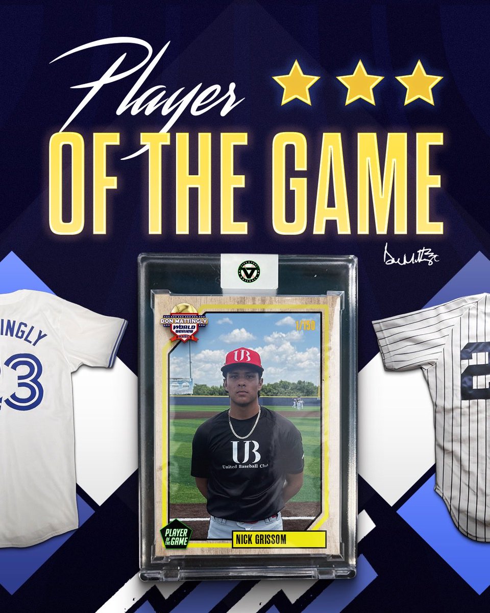 #MattinglyWS F: <a href="/UnitedBC_USA/">United Baseball Club</a> Silva 4, Luccini National 17U 3
PoG: <a href="/nickgrissom_45/">Nick Grissom</a> 5 IP, 8K, 3H, 2 ER
Notable: <a href="/AlexCalder14563/">Mario Calderon</a> 1-4, 2B, 3 RBI