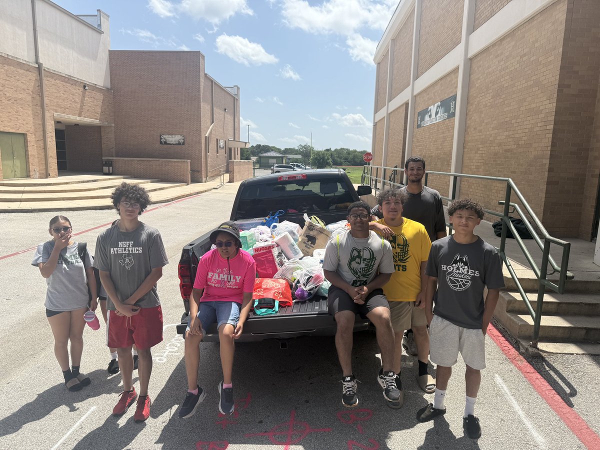 CoachPadilla (@coachppadilla) on Twitter photo Thank you to all who donated, collected, & helped load. I was able to drop off items at <a href="/missioncity_sa/">Mission City Church</a> and <a href="/HCDailyBread/">Hill Country Daily Bread Ministries</a>
God Bless and have a Blessed Weekend! <a href="/NISDHolmes/">NISD Holmes</a> <a href="/nisd_nsite/">nisd_nsite</a> <a href="/NISD/">Northside ISD</a> <a href="/NISD_Athletics/">NISD_Athletics</a> #hillcountrystrong Thank you to all who donated, collected, & helped load. I was able to drop off items at <a href="/missioncity_sa/">Mission City Church</a> and <a href="/HCDailyBread/">Hill Country Daily Bread Ministries</a>
God Bless and have a Blessed Weekend! <a href="/NISDHolmes/">NISD Holmes</a> <a href="/nisd_nsite/">nisd_nsite</a> <a href="/NISD/">Northside ISD</a> <a href="/NISD_Athletics/">NISD_Athletics</a> #hillcountrystrong