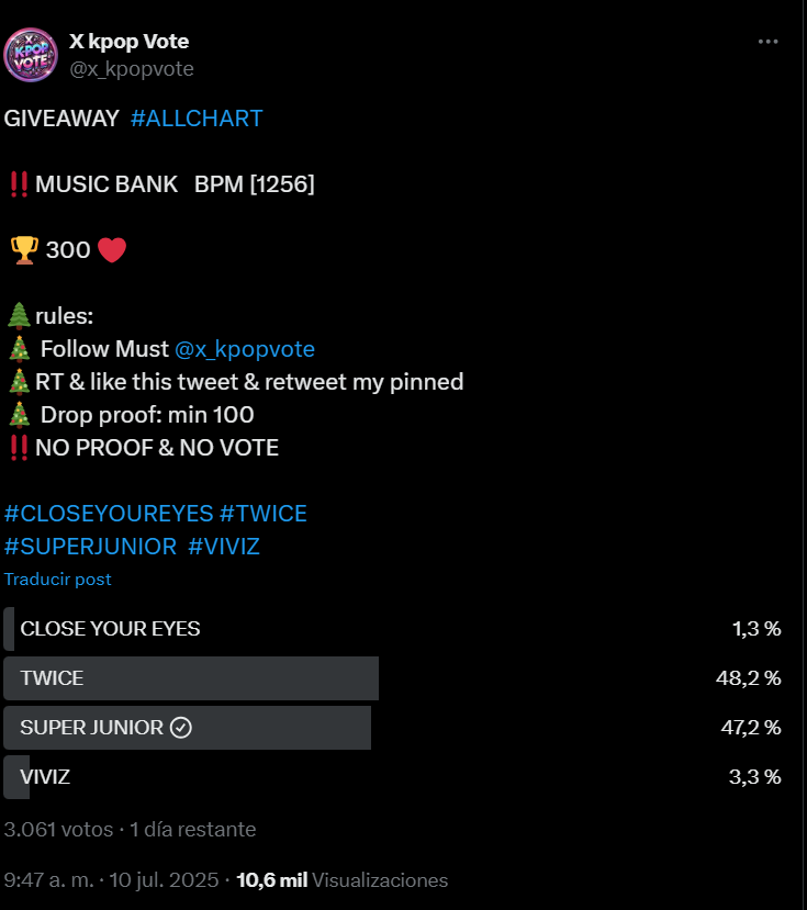 anquluv's tweet photo. @x_kpopvote Done for #SUPERJUNIOR https://t.co/DBFaHdSEDc