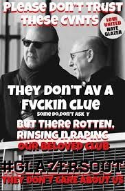 DavidJerem11291's tweet image. #glazersout #GlazersAndRatcliffeOut #GlazersAreVERMIN #GlazersRotInHELL #IneosOut #ratcliffeout #mufc @OmarBerrada #MUFC
one day these parasites will pay for the hell they have caused us and our club KARMA is coming for them @manutd @Buccaneers @nyse
SCUM OF THE EARTH