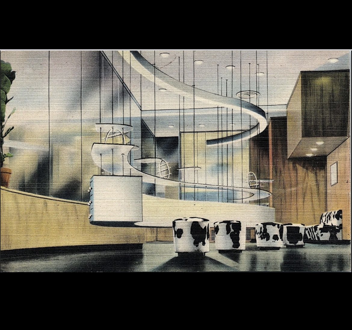 szacharek's tweet image. At last, I have acquired the circa 1950 Frank Rebajes articulated copper lobster brooch I have wanted for—no joke—20+ years. Pic 3 is a postcard of the Rebajes store on 5th Ave, which he opened in 1942. Doesn’t it look amazing? Wish I had a time machine!