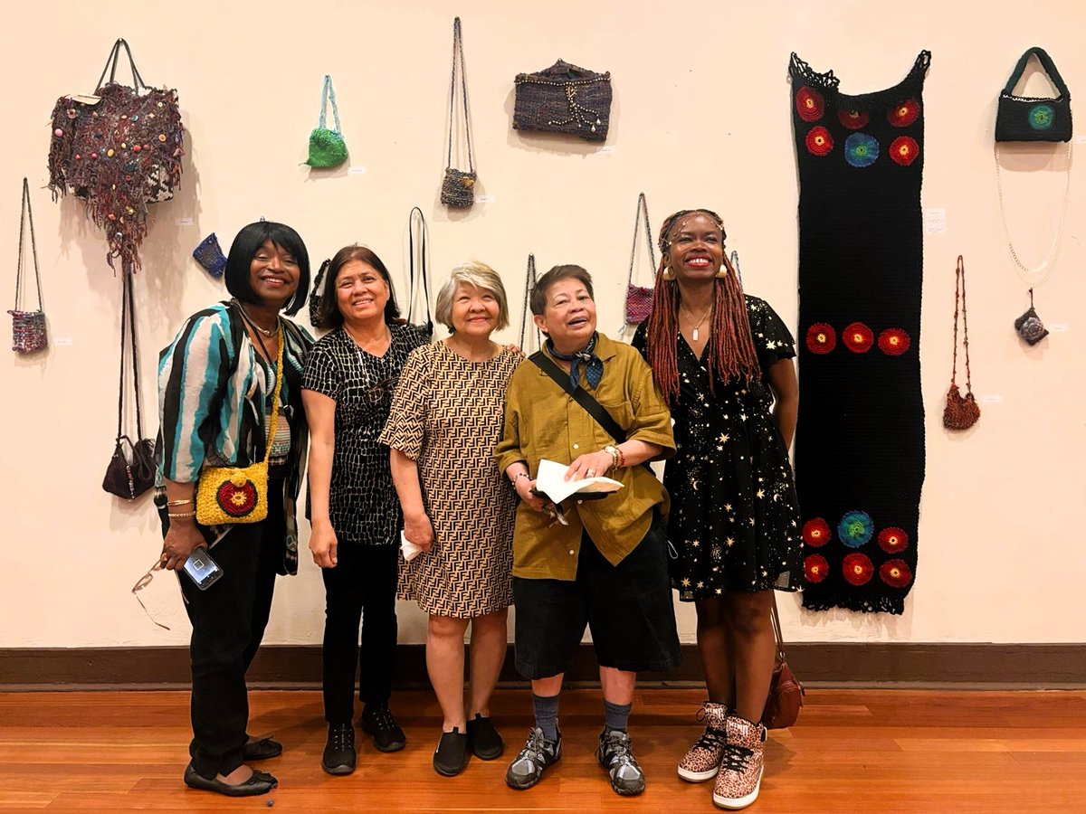 NYCAging's tweet image. Art came to life at Lenox Hill Neighborhood House! 🎨✨ Older adults showcased multimedia pieces from their Handmade Crafts class, where recycled materials met personal stories and creativity. These works reflect resilience and the power of lifelong self-expression. 💛#NYCAging