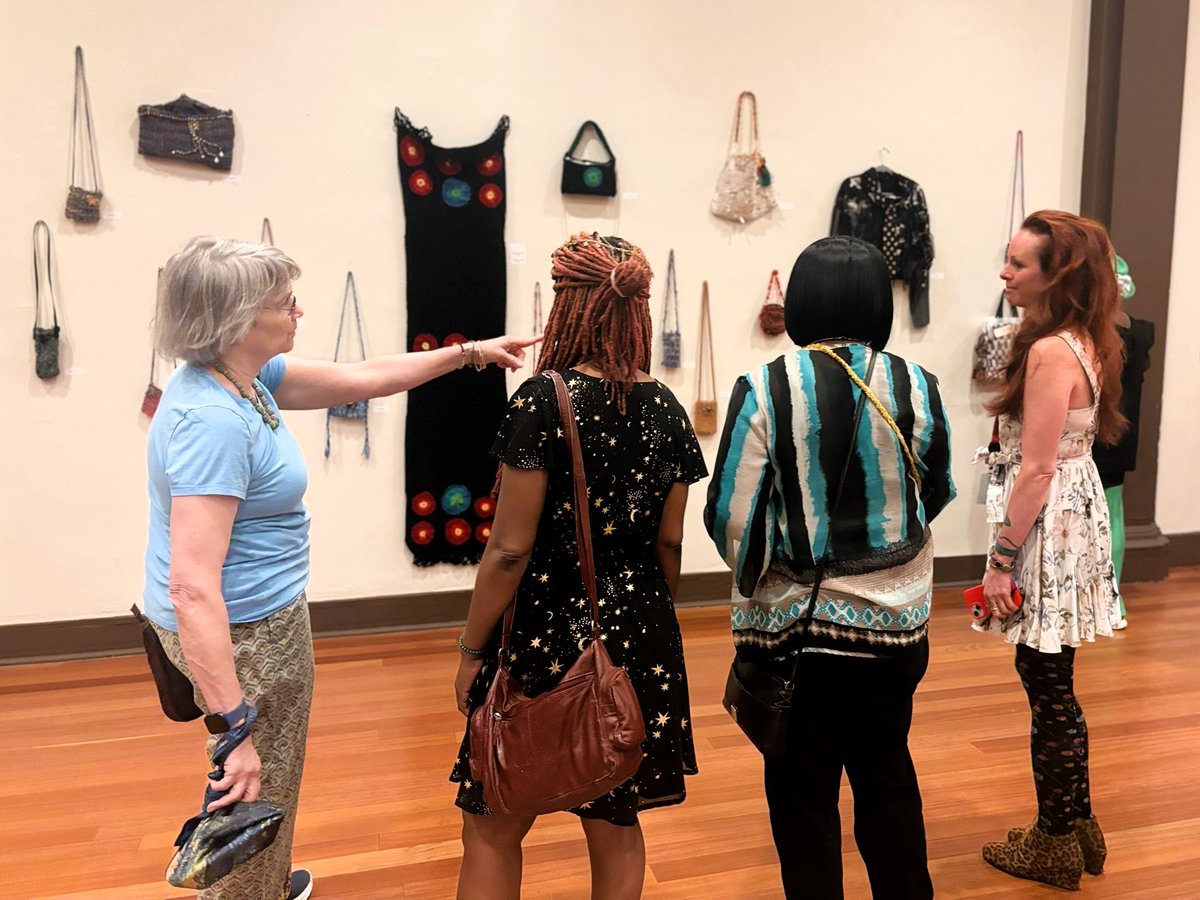 NYCAging's tweet image. Art came to life at Lenox Hill Neighborhood House! 🎨✨ Older adults showcased multimedia pieces from their Handmade Crafts class, where recycled materials met personal stories and creativity. These works reflect resilience and the power of lifelong self-expression. 💛#NYCAging