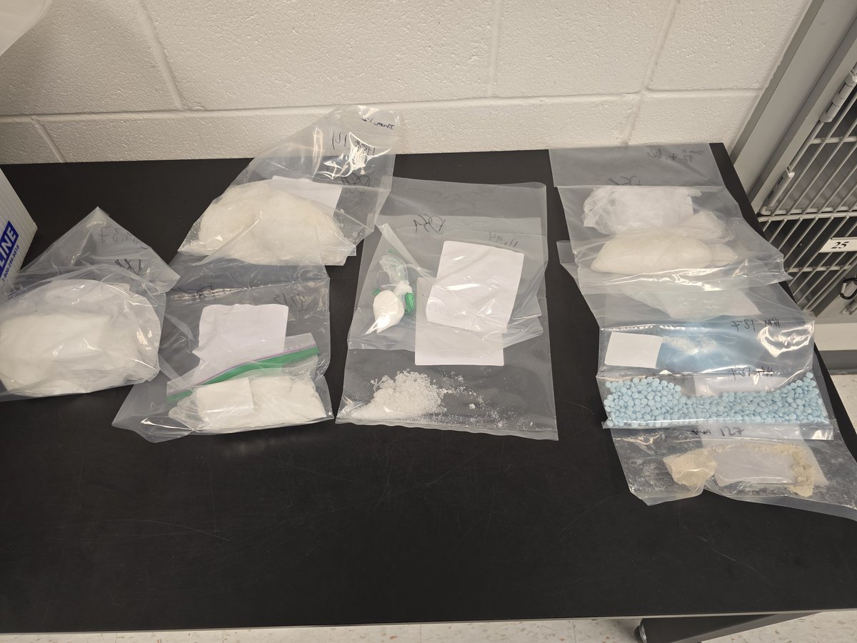 ThorntonPolice's tweet image. #ThorntonPD detectives, with support from the SWAT team, recently executed a search warrant as part of an ongoing investigation. The operation led to the seizure of over 16 pounds of meth, hundreds of grams of cocaine and fentanyl pills, nearly $30,000 in cash, and a firearm.…
