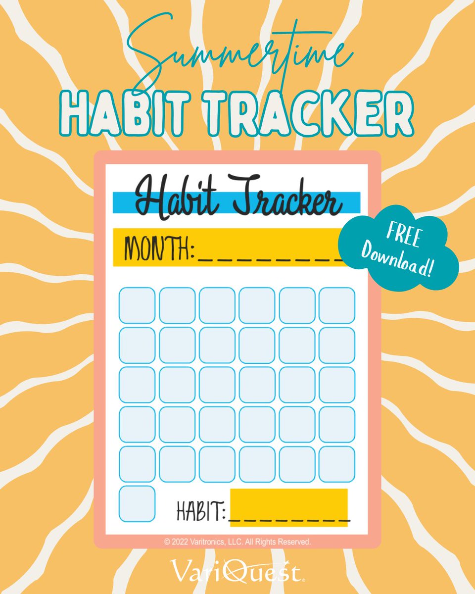A habit tracker can hold us accountable for healthy habit goal setting in the summer by providing a visual to track progress. Download this FREE poster template and support students in becoming the best versions of themselves!☀️
hubs.ly/Q03wvRKX0