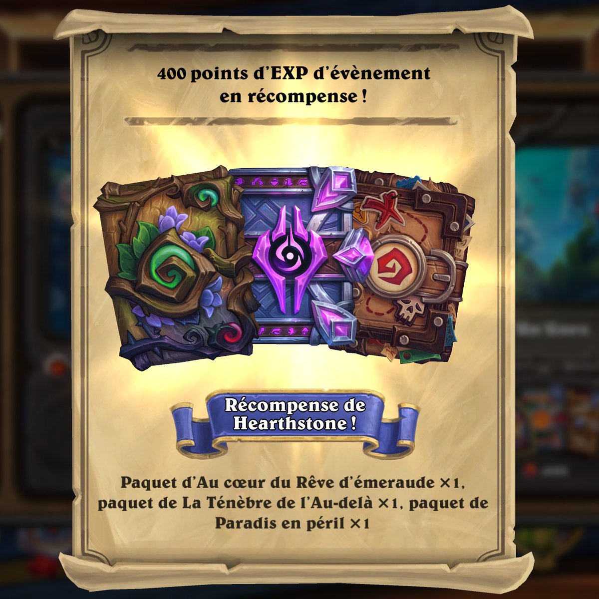 1st Event rewards 😍 #Hearthstone