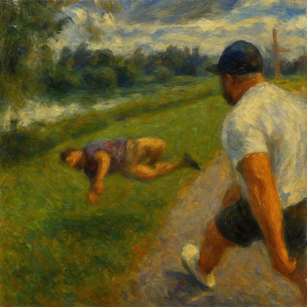 Nick Tarnasky throwing a grown man like a rag doll on a golf course may be the funniest thing I’ve seen. I need this oil painting in my life