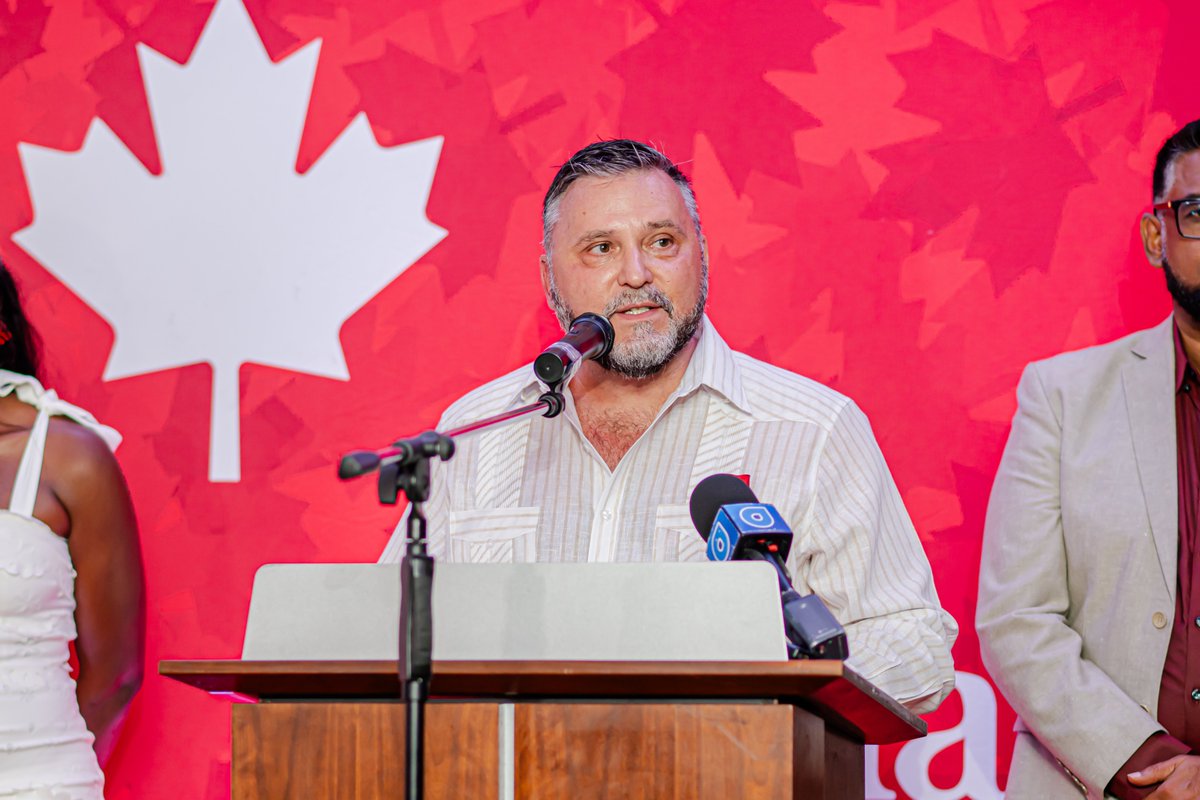 CanAmbGuyana's tweet image. Canada Day 2025! 🇨🇦
The High Commission of Canada was pleased to host a cocktail reception to mark Canada’s 158th National Day.