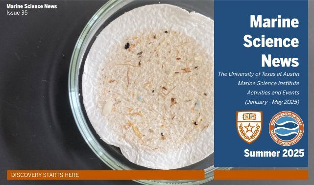 UTMSI's tweet image. The latest edition of our newsletter is here! 🤿 Dive into updates, behind-the-scenes stories, research discoveries, and the exciting work happening at the UT Marine Science Institute 🔗 buff.ly/jE8jqDG
#Newsletter #MarineScience #TexasScience #UTMSI