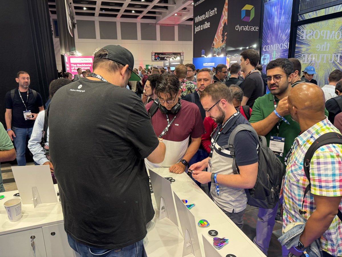 Hedera (@hedera) on Twitter photo The energy <a href="/WeAreDevs/">WeAreDevelopers</a> World Congress today was 🔥
Hedera’s booth was buzzing - thanks to those that stopped by, we’ll see you again tomorrow! 🧵 The energy <a href="/WeAreDevs/">WeAreDevelopers</a> World Congress today was 🔥
Hedera’s booth was buzzing - thanks to those that stopped by, we’ll see you again tomorrow! 🧵