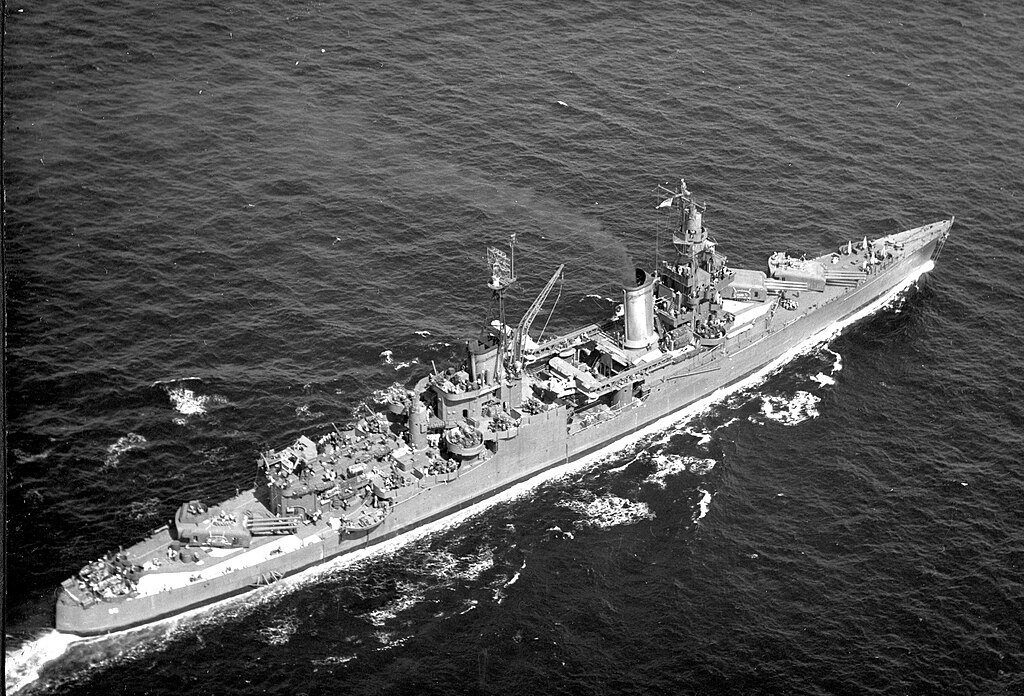On this day in 1945, the American cruiser USS Indianapolis sails from San Francisco for the tiny South Pacific island of Tinian. Secured in the warship's hold is a top secret cargo: the disassembled components of the Hiroshima bomb, codenamed "Little Boy."