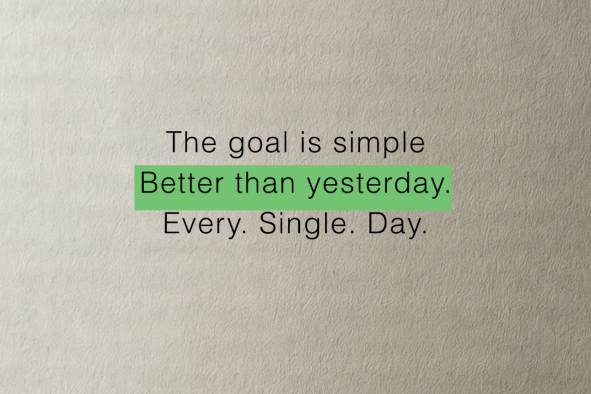 We try… every day… ⬇️